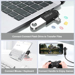 Adattatore OTG 2 in 1 Type-C e Micro USB a USB 3.0