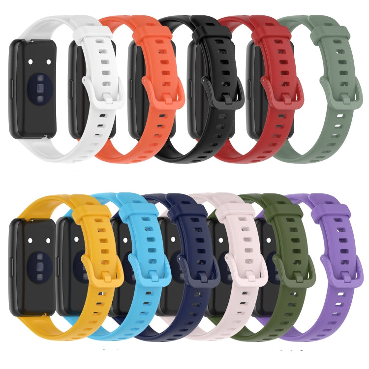 Cinturino in silicone tinta unita, For Huawei Band 7