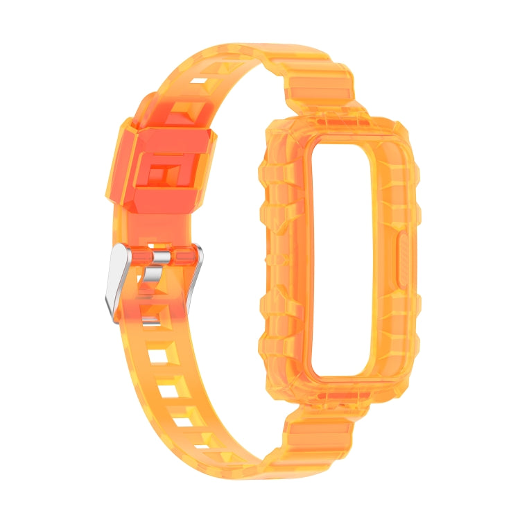 Cinturino in silicone trasparente monopezzo, For Huawei Band 7, For Huawei Band 6, For Honor Band 6