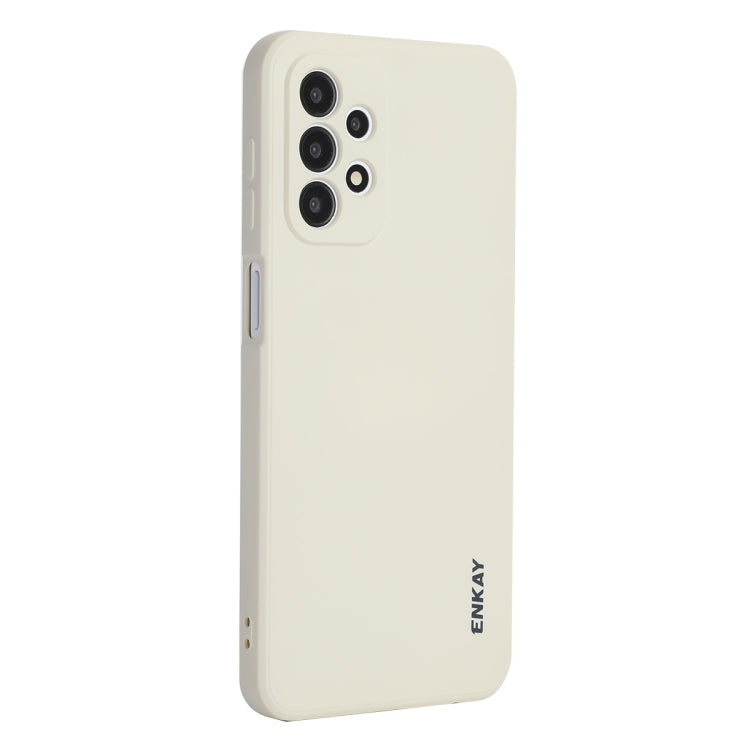 Custodia per telefono antiurto morbida in silicone liquido ENKAY per Samsung Galaxy A23, For Samsung Galaxy A23
