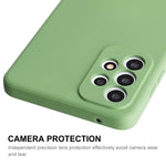 Per Samsung Galaxy A73 5G ENKAY Custodia morbida antiurto in silicone liquido, For Samsung Galaxy A73 5G