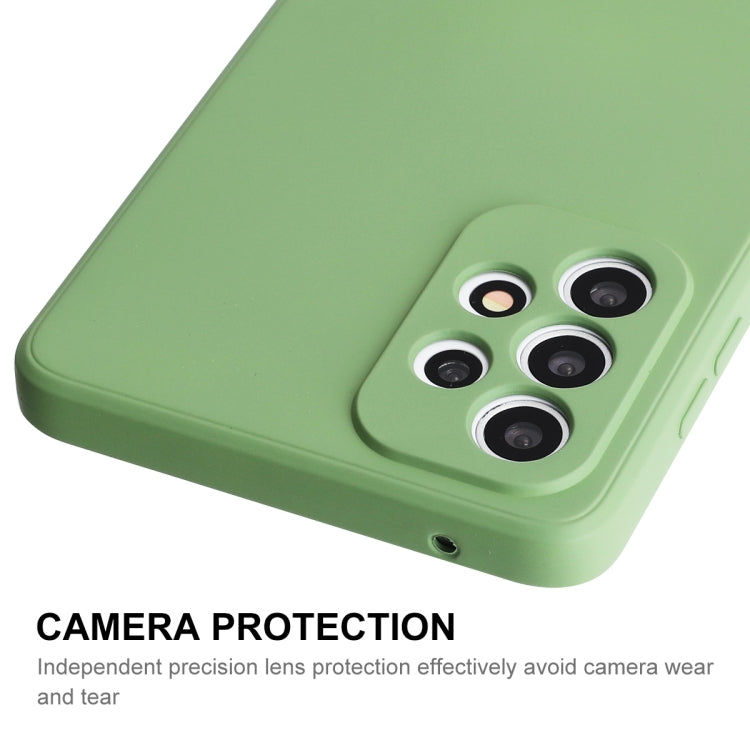 Per Samsung Galaxy A73 5G ENKAY Custodia morbida antiurto in silicone liquido, For Samsung Galaxy A73 5G