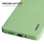 Per Samsung Galaxy A73 5G ENKAY Custodia morbida antiurto in silicone liquido, For Samsung Galaxy A73 5G
