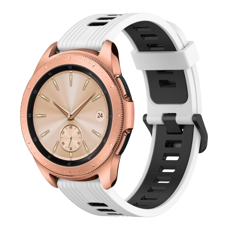 Cinturino in silicone bicolore 20 mm per Samsung Galaxy Watch 42m