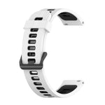 Cinturino in silicone bicolore con motivo verticale da 20 mm, For Samsung Gear S2 Classic