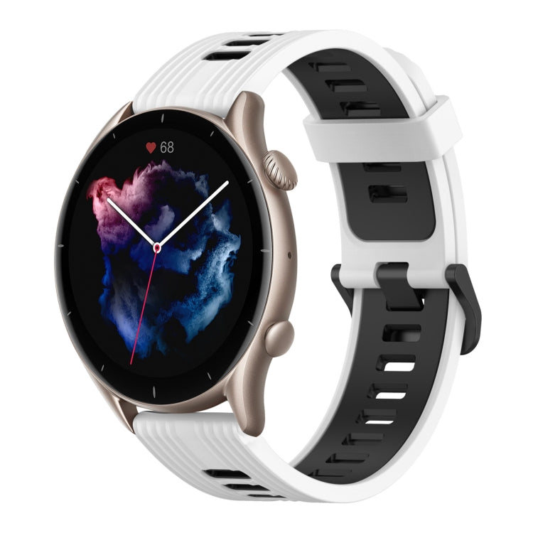 Cinturino in silicone bicolore 22 mm per Amazfit GTR 3 Pro
