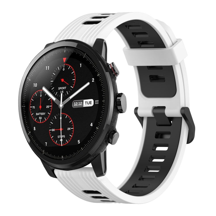 Cinturino in silicone bicolore 22 mm per Amazfit GTR 47mm