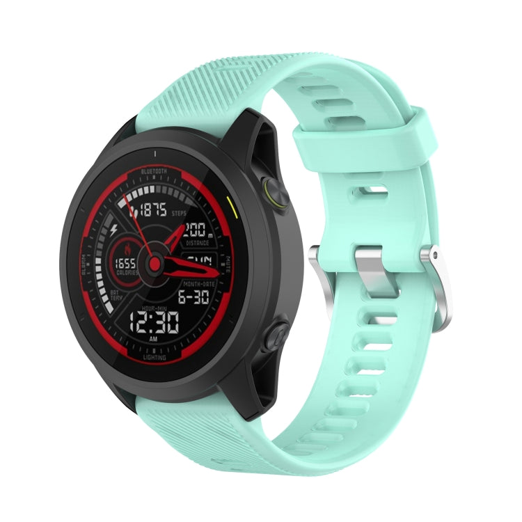Cinturino per orologio in silicone tinta unita twill da 22 mm, For Garmin Forerunner 745