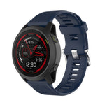 Cinturino per orologio in silicone tinta unita twill da 22 mm, For Garmin Forerunner 745