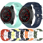 Cinturino per orologio in silicone tinta unita twill da 22 mm, For Garmin Forerunner 745