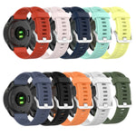 Cinturino per orologio in silicone tinta unita twill da 22 mm, For Garmin Forerunner 745