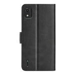 Per Nokia C2 2nd Edition Custodia per telefono in pelle con vibrazione orizzontale con fibbia magnetica a doppio lato, Black, Yellow, Brown, Dark Blue, Red