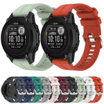 Cinturino per orologio sportivo in silicone da 22 mm, For Garmin Descent G1, For Garmin Forerunner 745