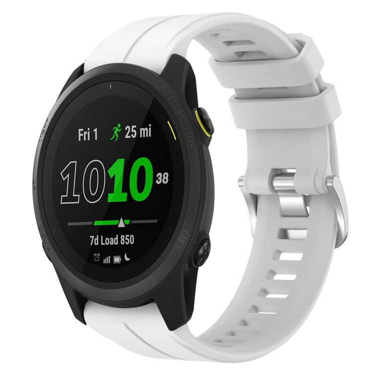 Cinturino per orologio sportivo in silicone da 22 mm, For Garmin Descent G1, For Garmin Forerunner 745
