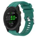 Cinturino per orologio sportivo in silicone da 22 mm, For Garmin Descent G1, For Garmin Forerunner 745