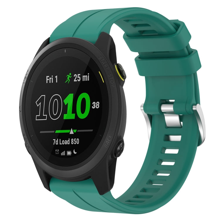 Cinturino per orologio sportivo in silicone da 22 mm, For Garmin Descent G1, For Garmin Forerunner 745
