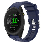 Cinturino per orologio sportivo in silicone da 22 mm, For Garmin Descent G1, For Garmin Forerunner 745
