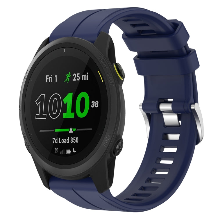 Cinturino per orologio sportivo in silicone da 22 mm, For Garmin Descent G1, For Garmin Forerunner 745