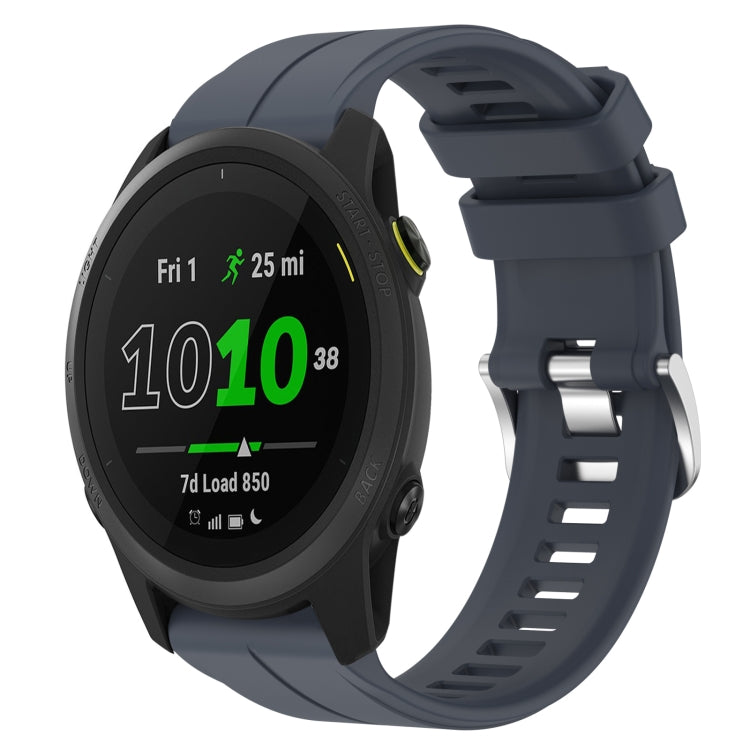 Cinturino per orologio sportivo in silicone da 22 mm, For Garmin Descent G1, For Garmin Forerunner 745