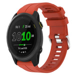 Cinturino per orologio sportivo in silicone da 22 mm, For Garmin Descent G1, For Garmin Forerunner 745