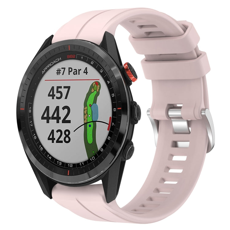 Cinturino per orologio sportivo in silicone da 22 mm, For Garmin Approach S62