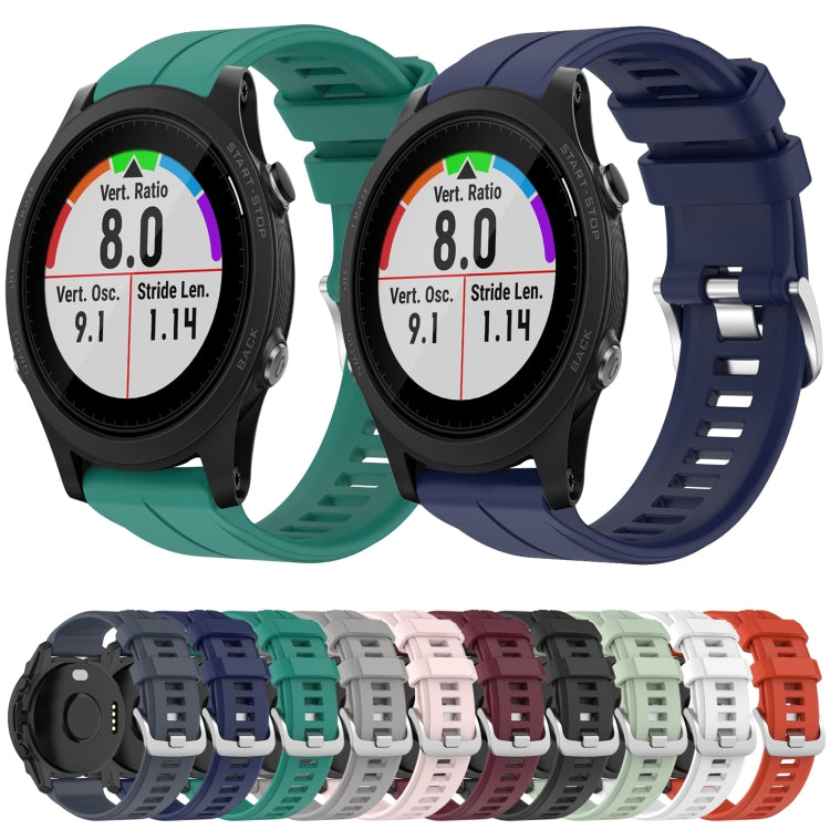 Cinturino per orologio sportivo in silicone da 22 mm, For Garmin Approach S62