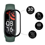 Per Xiaomi Mi Band 7 ENKAY 3D Full Coverage Soft PC Edge + PMMA HD Screen Protector Film, 1 PC, 2 PCS, 5 PCS, 10 PCS