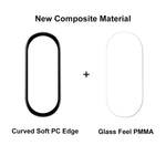 Per Xiaomi Mi Band 7 ENKAY 3D Full Coverage Soft PC Edge + PMMA HD Screen Protector Film, 1 PC, 2 PCS, 5 PCS, 10 PCS