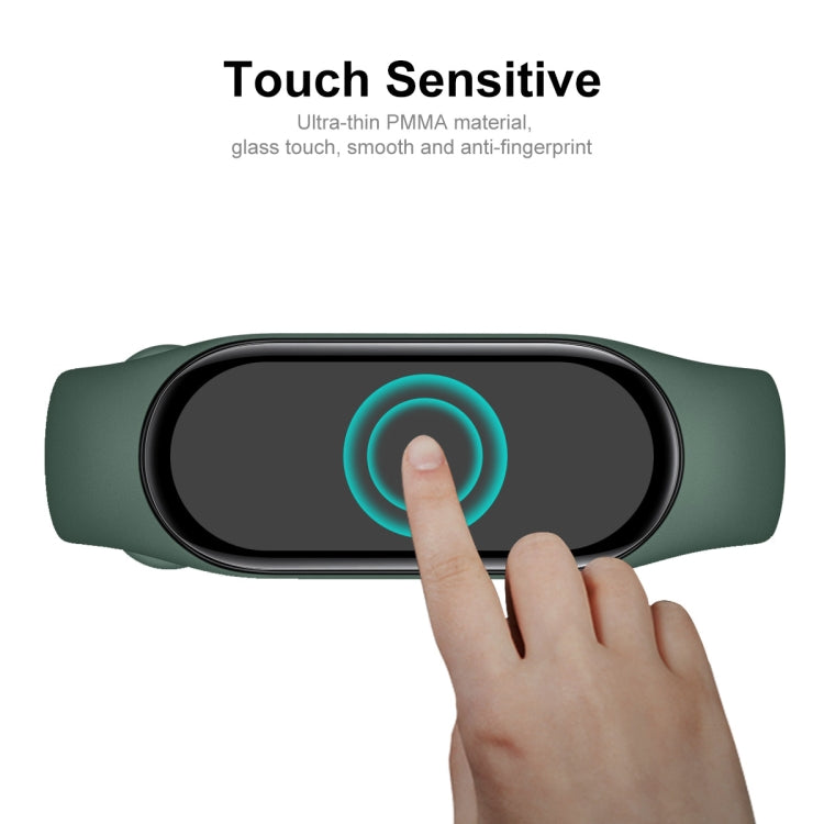 Per Xiaomi Mi Band 7 ENKAY 3D Full Coverage Soft PC Edge + PMMA HD Screen Protector Film, 1 PC, 2 PCS, 5 PCS, 10 PCS