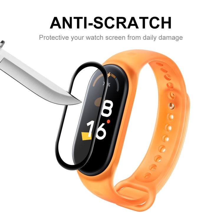 Per Xiaomi Mi Band 7 ENKAY 3D Full Coverage Soft PC Edge + PMMA HD Screen Protector Film, 1 PC, 2 PCS, 5 PCS, 10 PCS