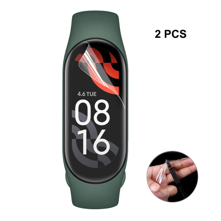 Per Xiaomi Mi Band 7 ENKAY Hat-Prince Copertura a schermo intero senza pellicola morbida in TPU, 1 PC, 2 PCS
