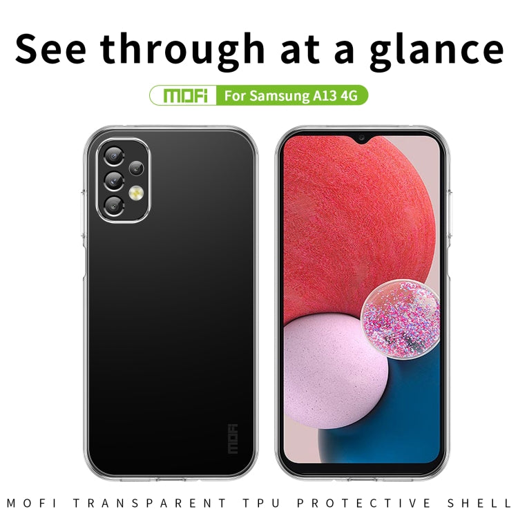 Custodia per telefono in TPU ultrasottile serie MOFI Ming, For Samsung Galaxy A13 4G, For Samsung Galaxy A03s EU 164.2mm, For Samsung Galaxy A22 4G, For Samsung Galaxy A22 5G
