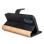 Per Motorola Moto E32 4G Custodia per cellulare in pelle con cuciture orizzontali, For Motorola Moto E32 4G