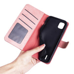 Per Nokia C2 2nd Edition Custodia per cellulare in pelle a conchiglia orizzontale con cuciture, For Nokia C2 2nd Edition