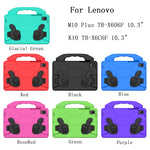 Supporto per pollice Custodia per tablet antiurto in EVA, For Lenovo K10 TB-X6C6F 10.3 inch