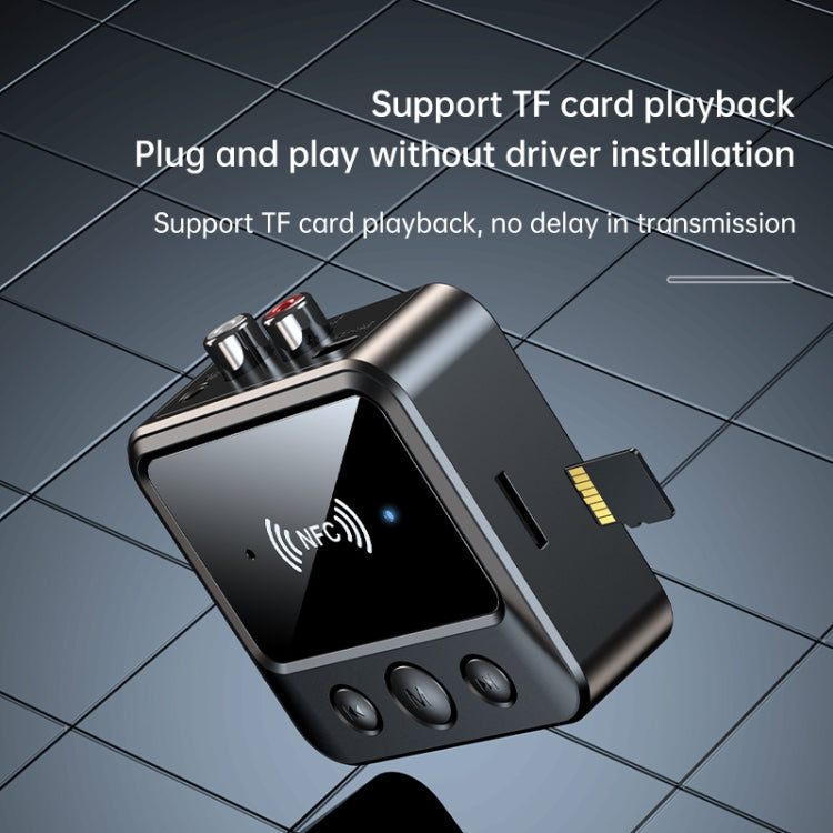 Ricevitore audio Bluetooth 5.1 per auto C51 Supporto NFC / Chiamate / Scheda TF / Riproduzione MP3