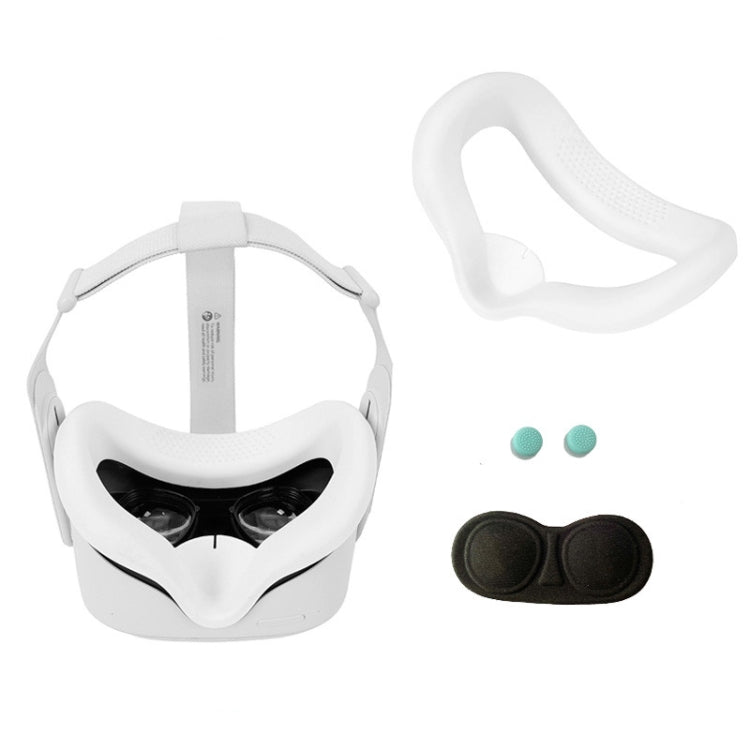 JD-391215 Adatto per Oculus Quest2 Generation VR Eye Mask Cover in silicone + set copriobiettivo