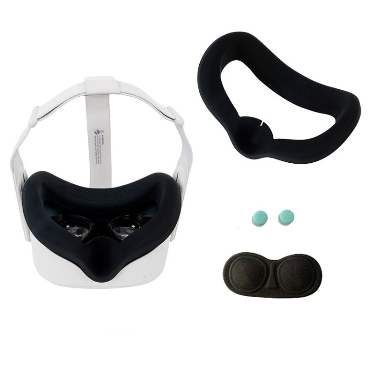 Cover in silicone per Oculus Quest 2 con copriobiettivo