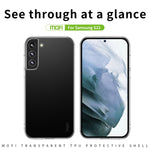 Custodia per telefono in TPU ultrasottile serie MOFI Ming, For Samsung Galaxy S22 5G, For Samsung Galaxy S22+ 5G, For Samsung Galaxy M23, For Samsung Galaxy M52 5G, For Samsung Galaxy A02s EU 164mm