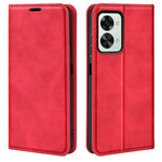 Per OnePlus Nord 2T 5G Custodia per cellulare in pelle con ventosa magnetica retro-pelle, For OnePlus Nord 2T 5G