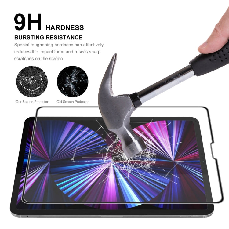 ENKAY Hat-Prince Full Glue Vetro temperato Full Film per iPad Pro 11 2021/2020/2018 / Air 10.9 2022/2020, 1 PCS, 2 PCS