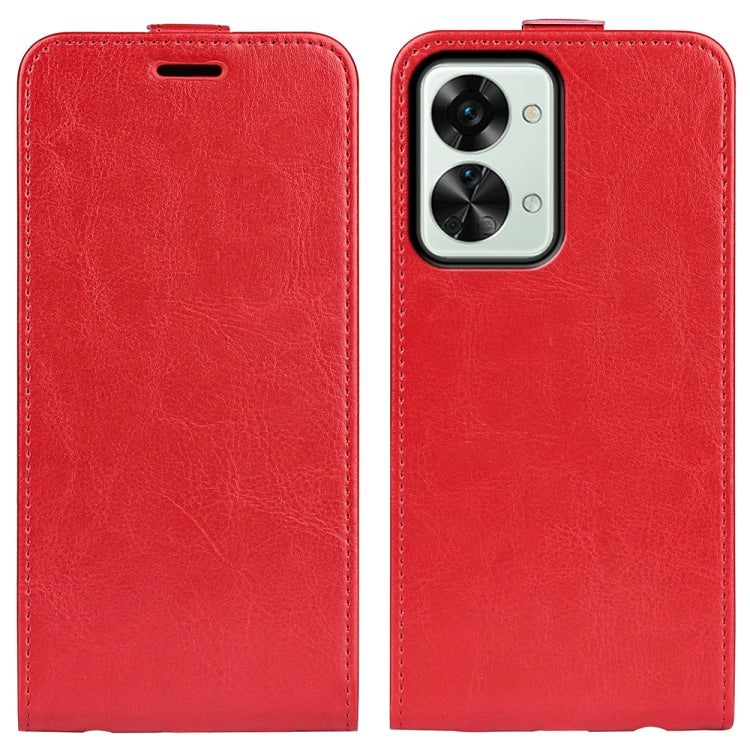 Per OnePlus Nord 2T 5G R64 Custodia in pelle con vibrazione verticale Texture, For OnePlus Nord 2T 5G