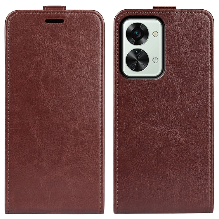 Per OnePlus Nord 2T 5G R64 Custodia in pelle con vibrazione verticale Texture, For OnePlus Nord 2T 5G
