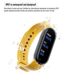 M7 Smart Watch con schermo a colori da 0,96 pollici, supporto per il monitoraggio della frequenza cardiaca/monitoraggio della pressione sanguigna