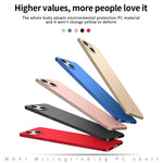 Custodia rigida ultrasottile MOFI Frosted PC, For iPhone 14, For iPhone 14 Plus, For iPhone 14 Pro, For iPhone 14 Pro Max