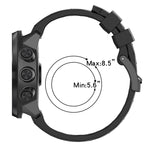 Cinturino per orologio in silicone tinta unita con motivo a calcio da 24 mm, For Suunto 9, For Suunto 7, For Suunto 9 Baro, For Suunto Spartan Sport Wrist HR Baro