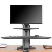 NORTH BAYOU NB L80 Supporto per monitor LCD con morsetto da tavolo a doppio vassoio per 17-32 pollici, L80