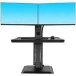 Morsetto da tavolo North Bayou L100 per doppio monitor 22-27"