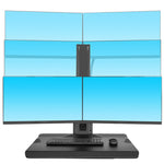 Morsetto da tavolo North Bayou L100 per doppio monitor 22-27"