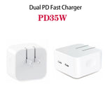 Caricabatterie doppia porta USB-C 35W per iPhone e iPad